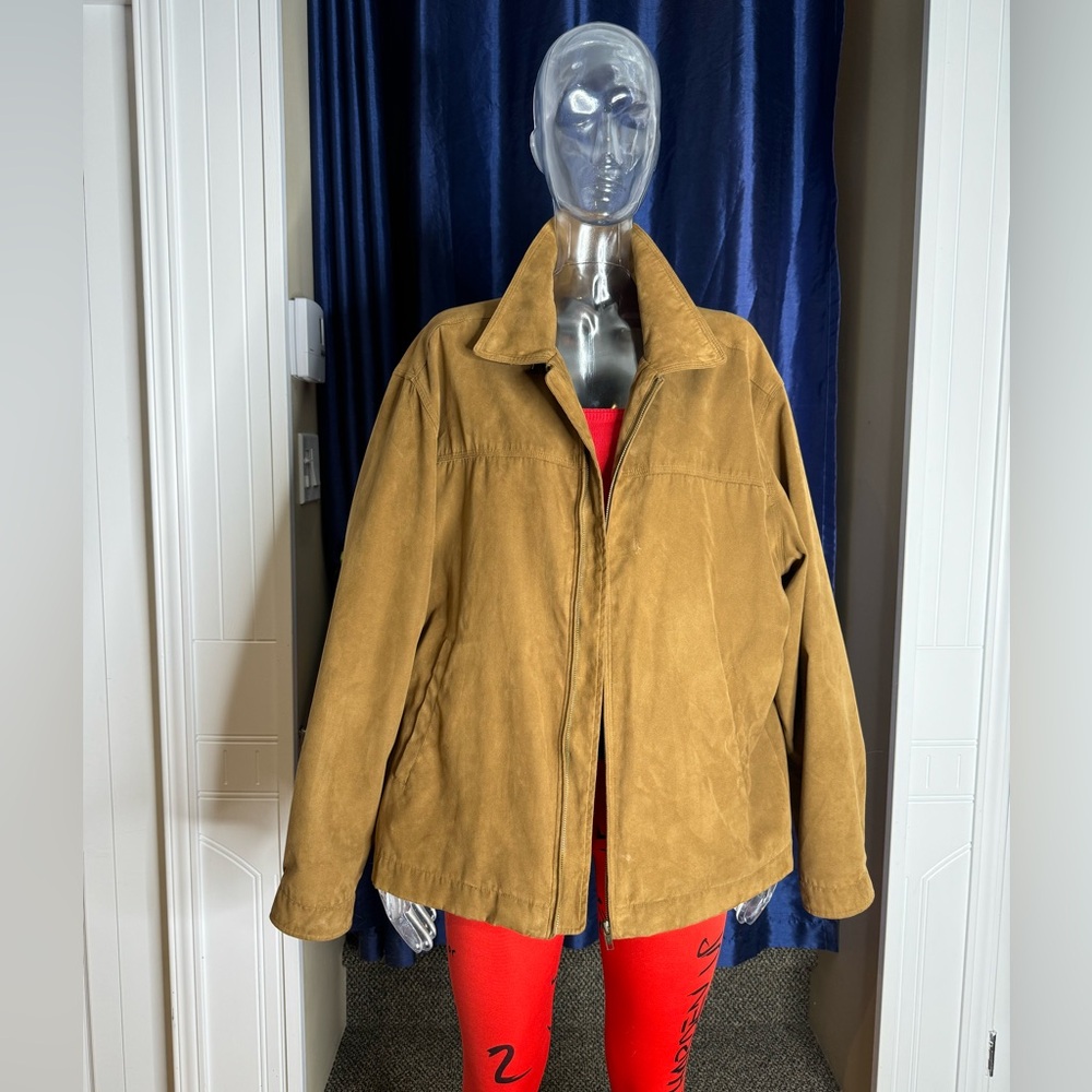 Faux suede jacket